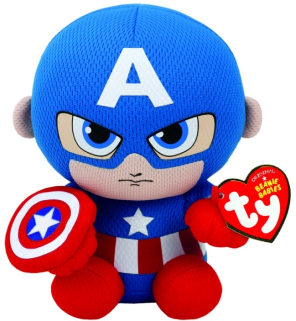 Captain America Marvel Beanie Babie By Ty