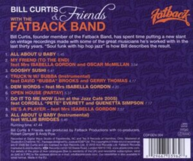 Bill Curtis & Friends With Fatback Band