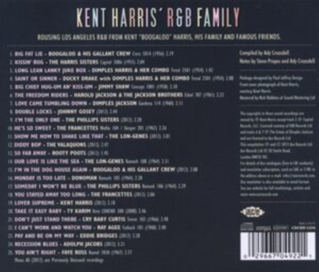 Kent Harris R&b Family