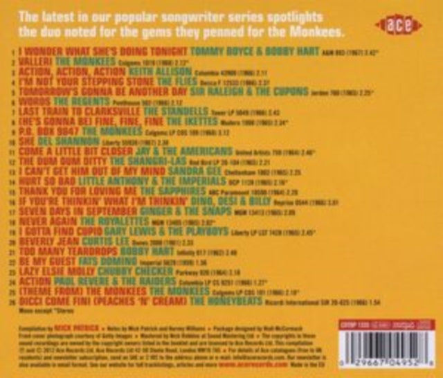 Action The Songs Of Tommy Boyce And Bobb
