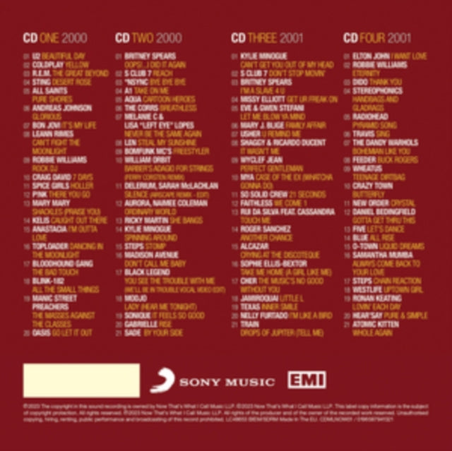 Now - Millennium 2000-2001