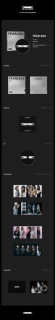 1st Mini Album Fearless Monochrome Bouqu