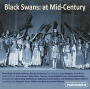Black Swans Mid Century Top Black Usa Op