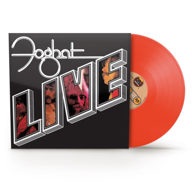 Foghat Live Translucent Orange Vinyl Roc