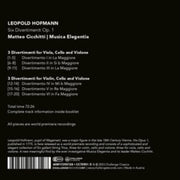 Leopold Hoffmann Six Divertimenti Op.1