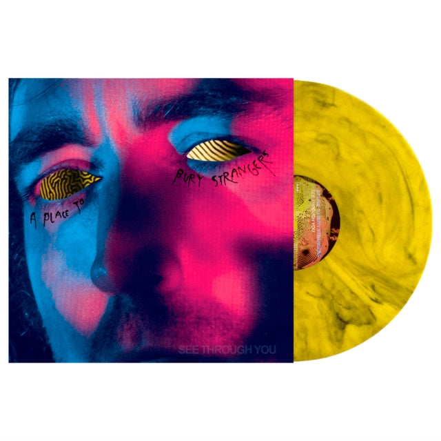 See Through You Yellow/black Marble Viny