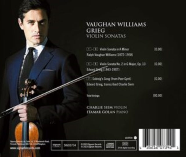 Vaughan Williams / Grieg Violin Sonatas