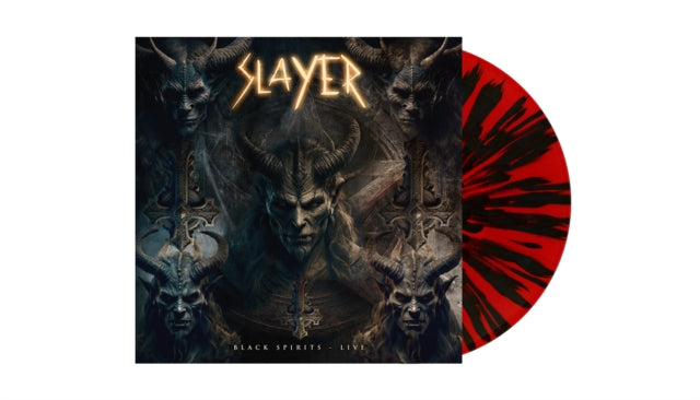 Black Spirits - Live Red/black Splatter