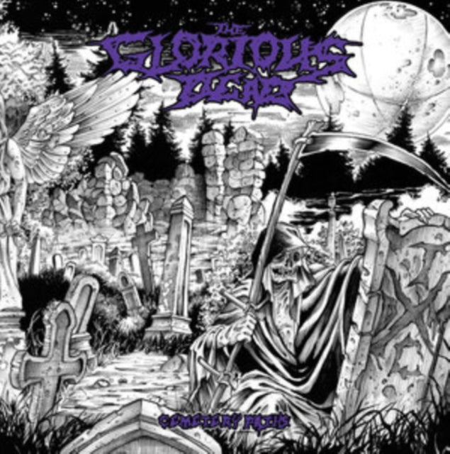Cemetery Paths Purple/black/white Splatt