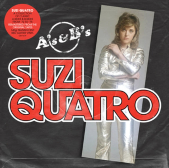 As & Bs Red Glitter Vinyl