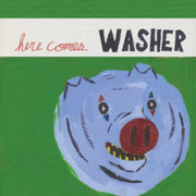 Here Comes Washer Cloudy Green Vinyl