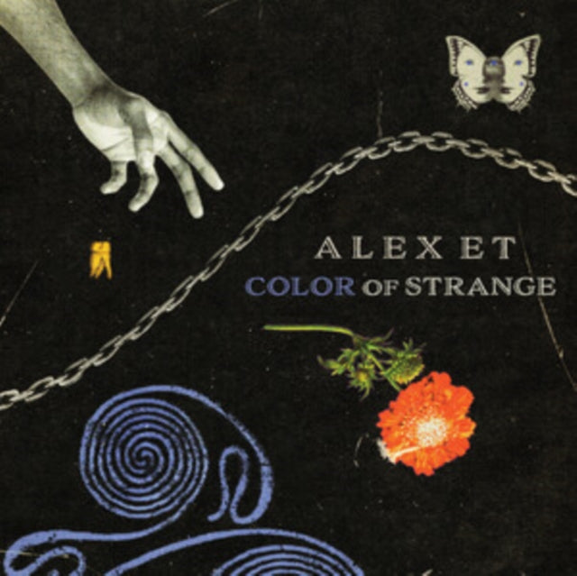Color Of Strange Orange Glitter Vinyl