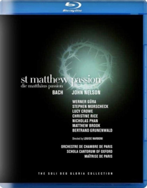 Bach St. Matthews Passion Ntsc Region 0