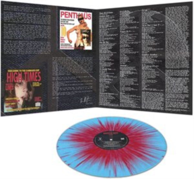 1985 Blue & Red Starburst Vinyl