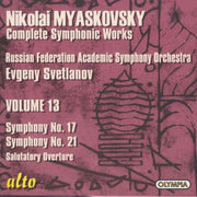 Myaskovsky Syms 17 & 21 Etc