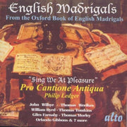English Madrigals From The Oxford Book