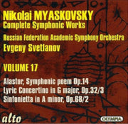 Myaskovsky Alastor. Sinfonietta Op10