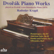 Dvorak Pno Music On His Own Piano