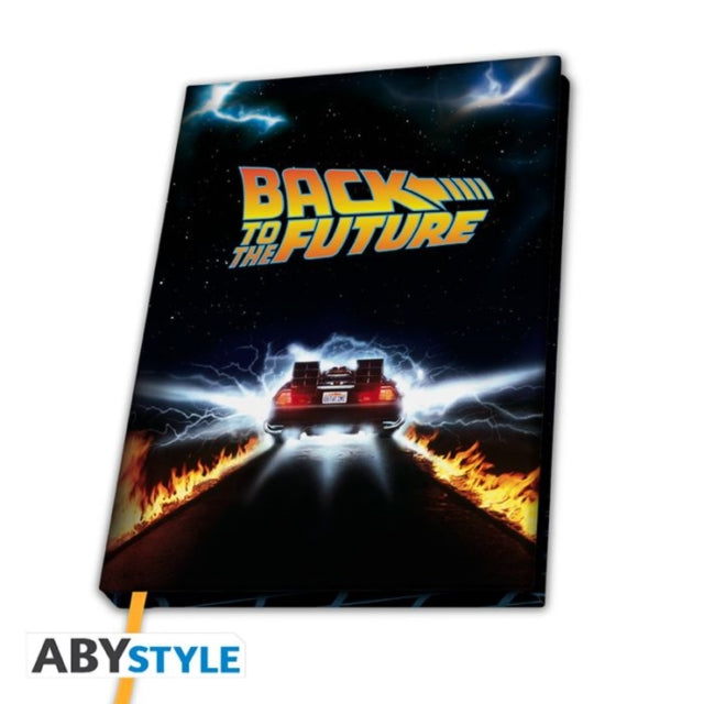 Back To The Future A5 Notebook Delorean