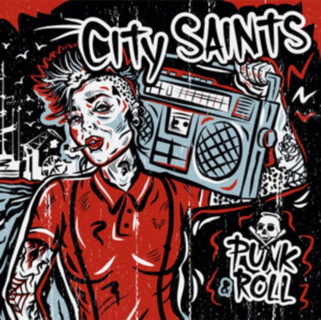 Punk & Roll Splatter On Babyblue Vinyl