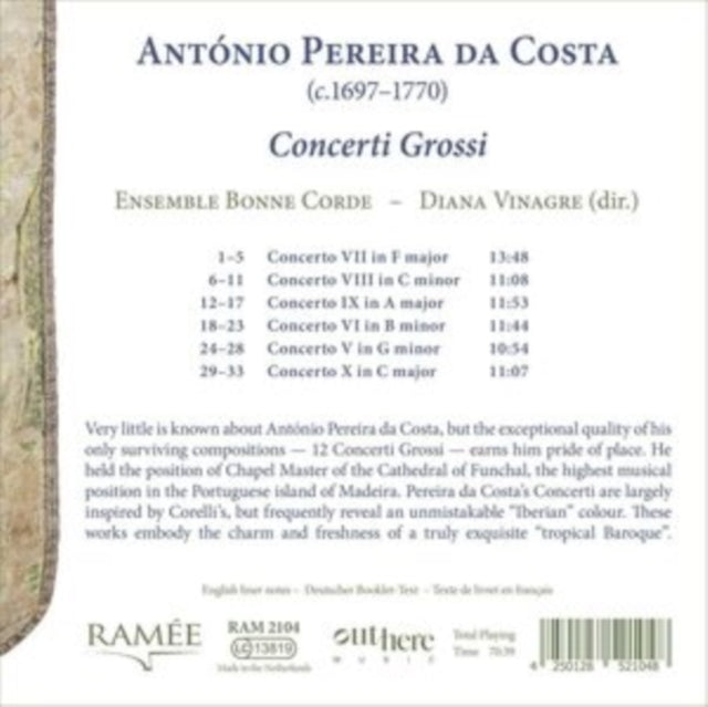 Antonio Pereira Da Costa Concerti Grossi