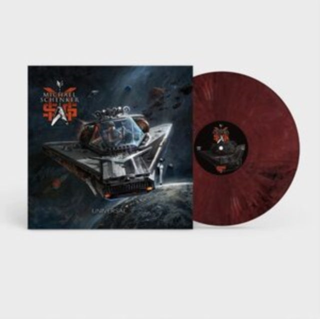 Universal Red/white/black Marbled Vinyl