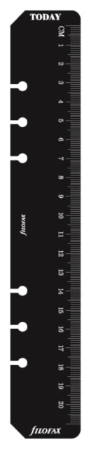 Filofax A5 Black Ruler Page Marker
