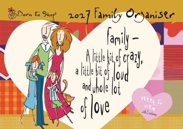 Born To Shop Wtv Planner A4 Cal 2027