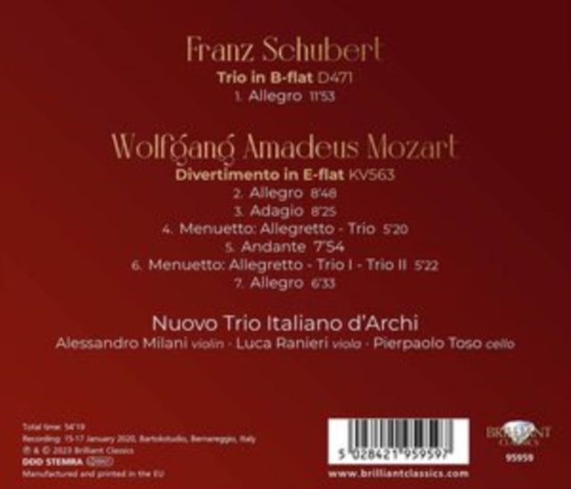 Mozart Divertimento Kv563