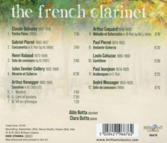 The French Clarinet / 19th & 20th Centur