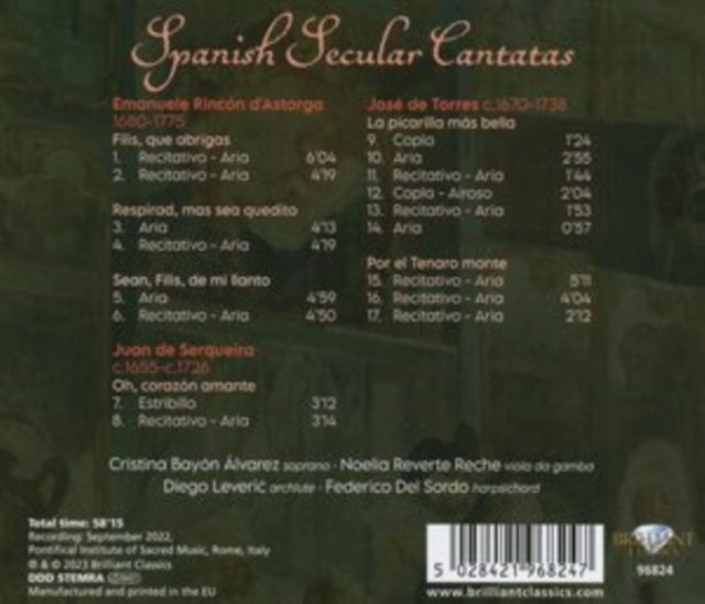 Spanish Secular Cantatas