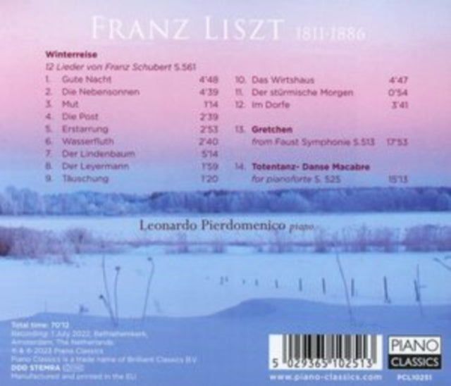 Liszt Winterreise After Schubert / Toten