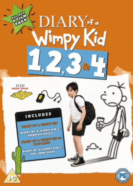 Diary Of A Wimpy Kid 1-4 Set