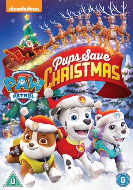 Paw Patrol Pups Save Christmas Dvd - Eng