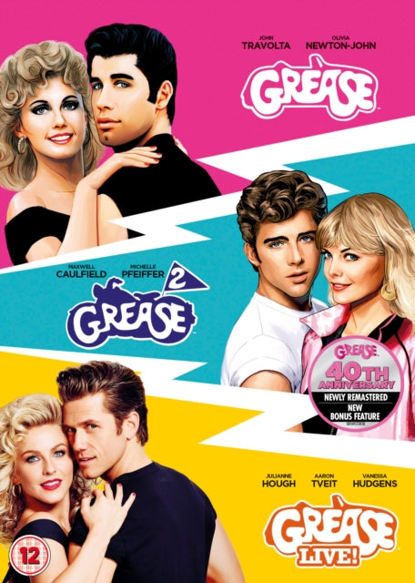 Grease/ Grease 2/ Grease-live - 40th Ann