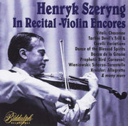 Henryk Szeryng In Recital Violin Encores