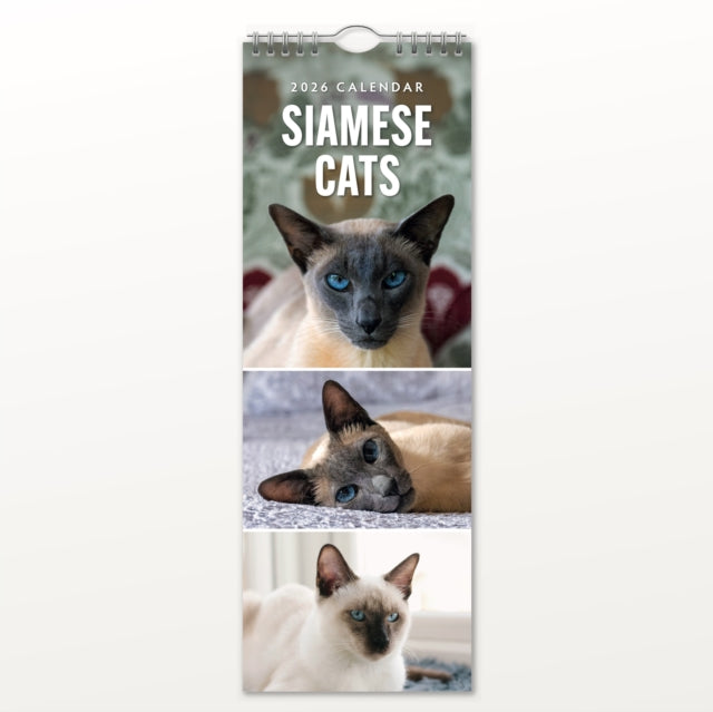 Siamese Cats 2026 Slimline Calendar
