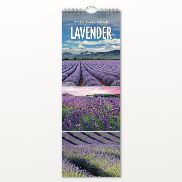 Lavender 2026 Slimline Calendar