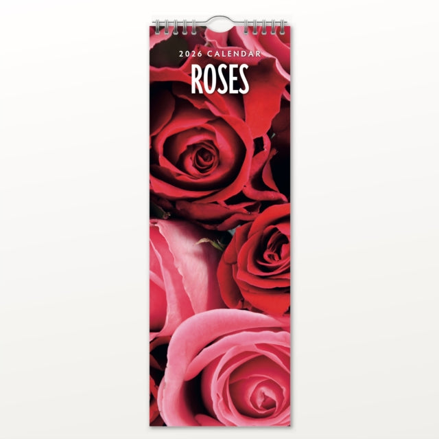 Roses 2026 Slimline Calendar