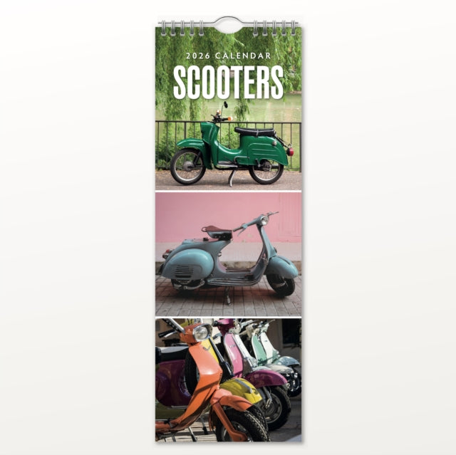 Scooters 2026 Slimline Calendar