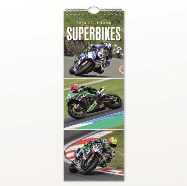 Superbikes 2026 Slimline Calendar