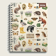 Garden Days Illustrated 2026 A5 Spiral D