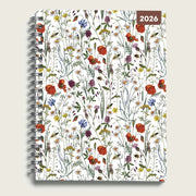 Wildflowers Illustrated 2026 A5 Spiral D