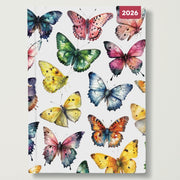 Butterflies Illustrated 2026 A5 Padded D