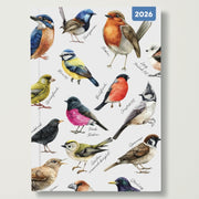 Garden Birds Illustrated 2026 A5 Padded