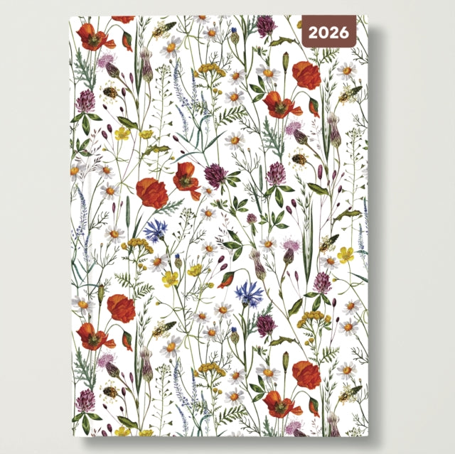 Wildflowers Illustrated 2026 A5 Padded D
