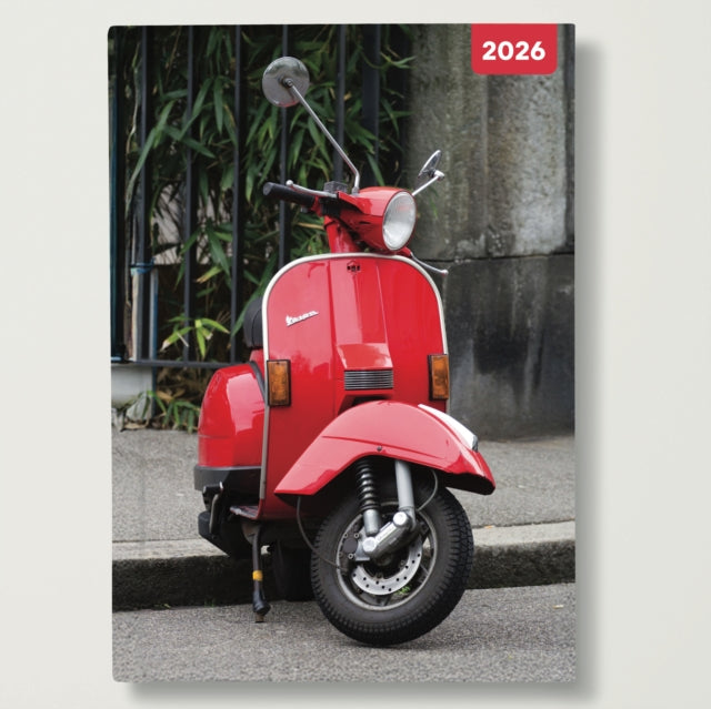 Scooters 2026 A5 Padded Diary