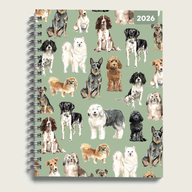 Muddy Paws 2026 A5 Spiral Diary