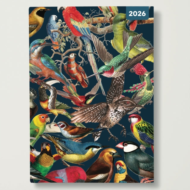 Vintage Birds 2026 A5 Padded Diary