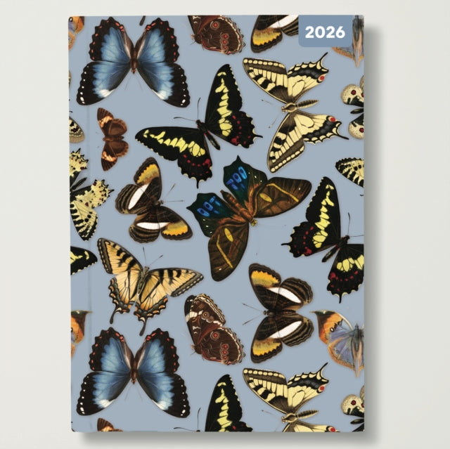 Vintage Butterflies 2026 A5 Padded Diary